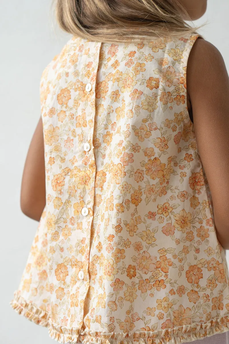 Tilly Blouse - Buttercup Print