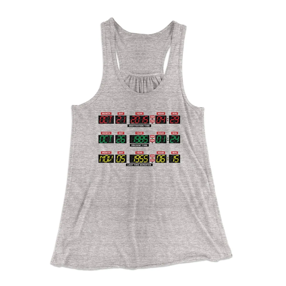 Time Machine Dashboard Women's Flowey Tank Top