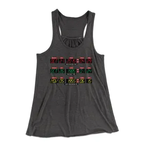 Time Machine Dashboard Women's Flowey Tank Top