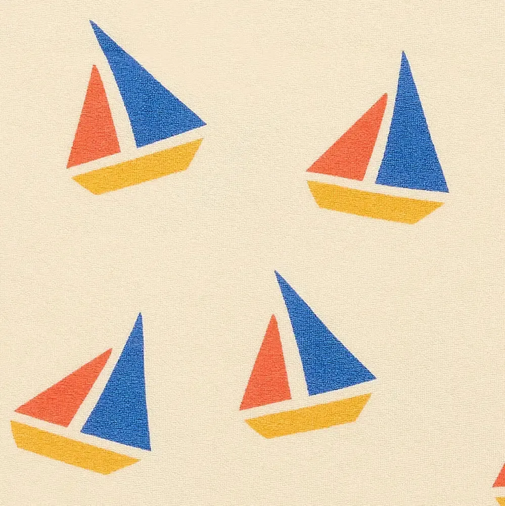 Tito - Multicolour Sailboat Baby & Kids Shorty Playsuit