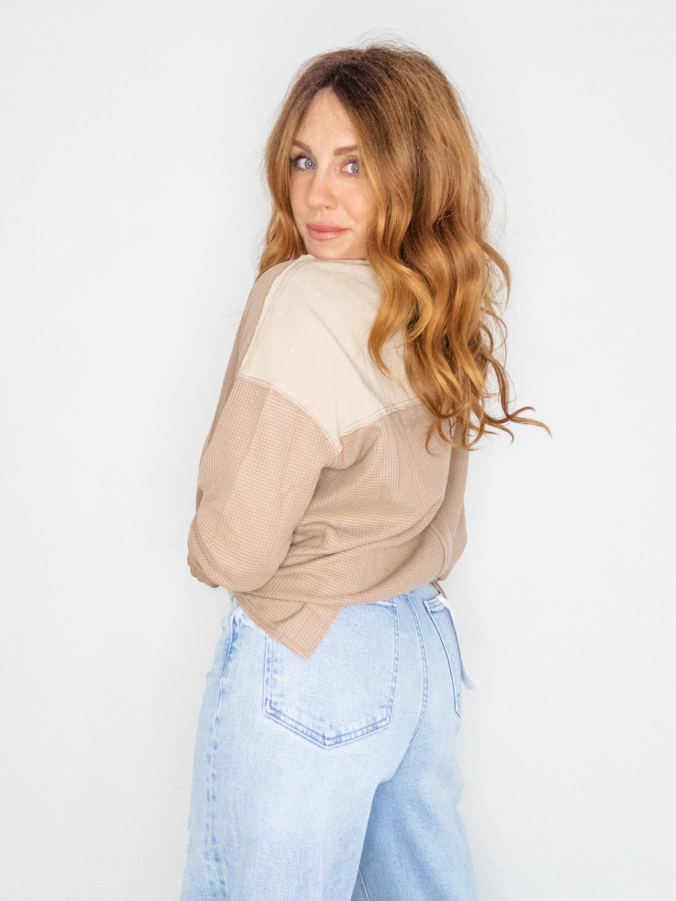 Toasted Pine Thermal Henley