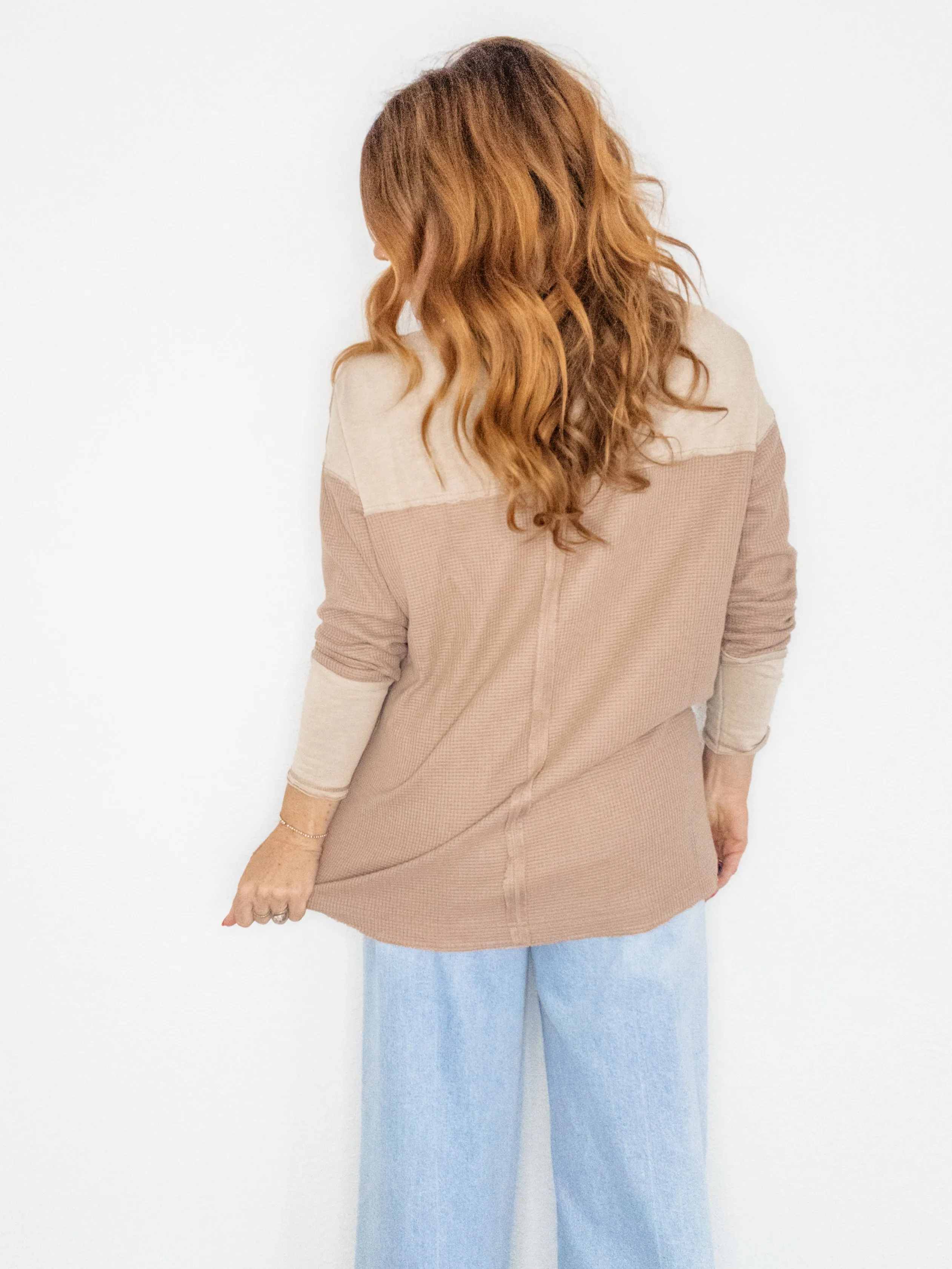 Toasted Pine Thermal Henley