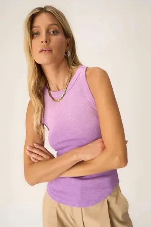 Topaz Sun Faded Rib Tank by Project Social T | Purple Magic