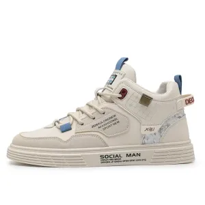 TrendMax Herren Atmungsaktive Leder Freizeitschuhe