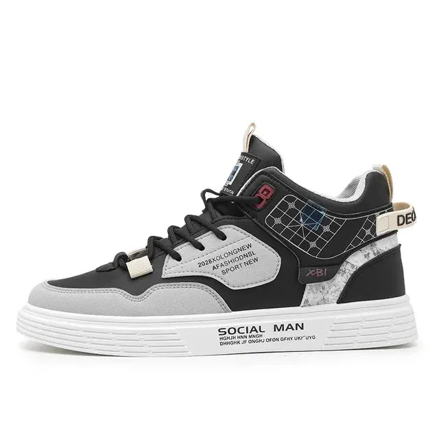 TrendMax Herren Atmungsaktive Leder Freizeitschuhe