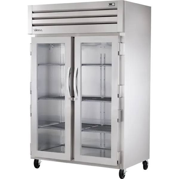 True STA2H-2G Reach-In Glass Swing Door Heated Cabinet