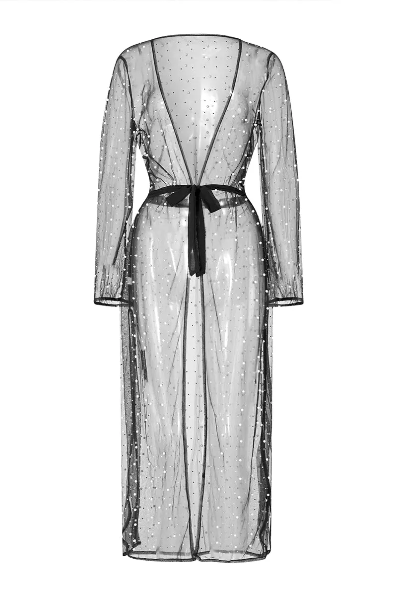 TT3131 Sheer Cover-up Cardigan