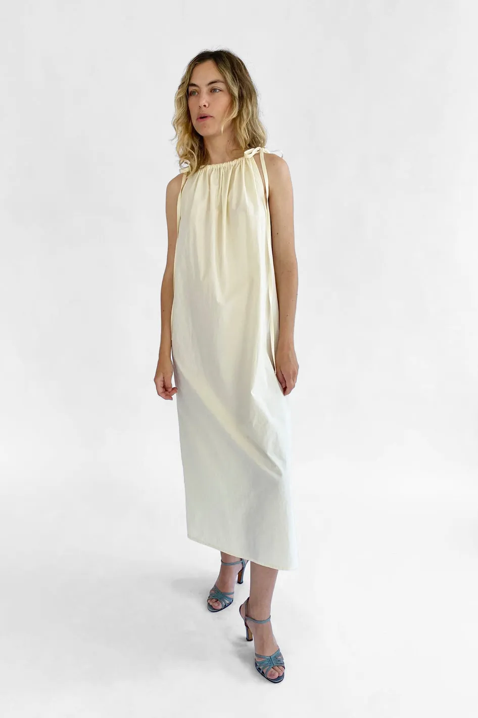 Two Tie Dress in Rice