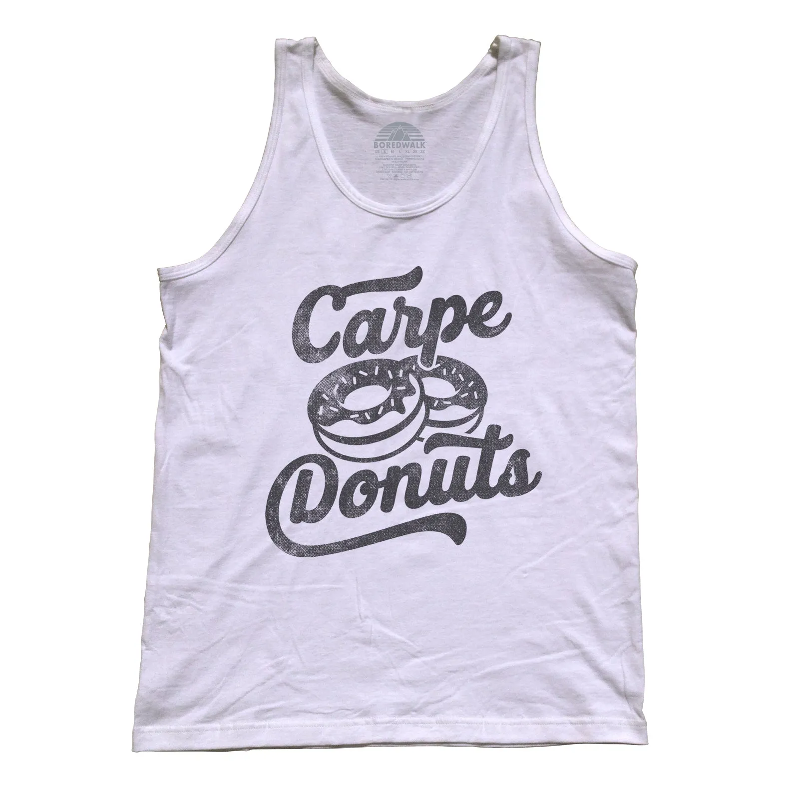 Unisex Carpe Donuts Tank Top - Funny Donut Shirt