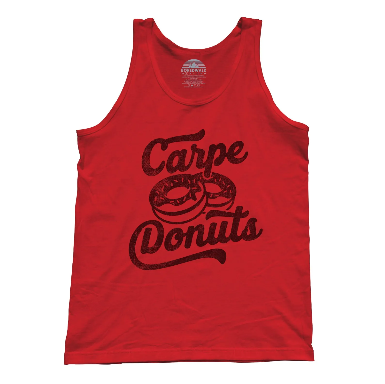 Unisex Carpe Donuts Tank Top - Funny Donut Shirt