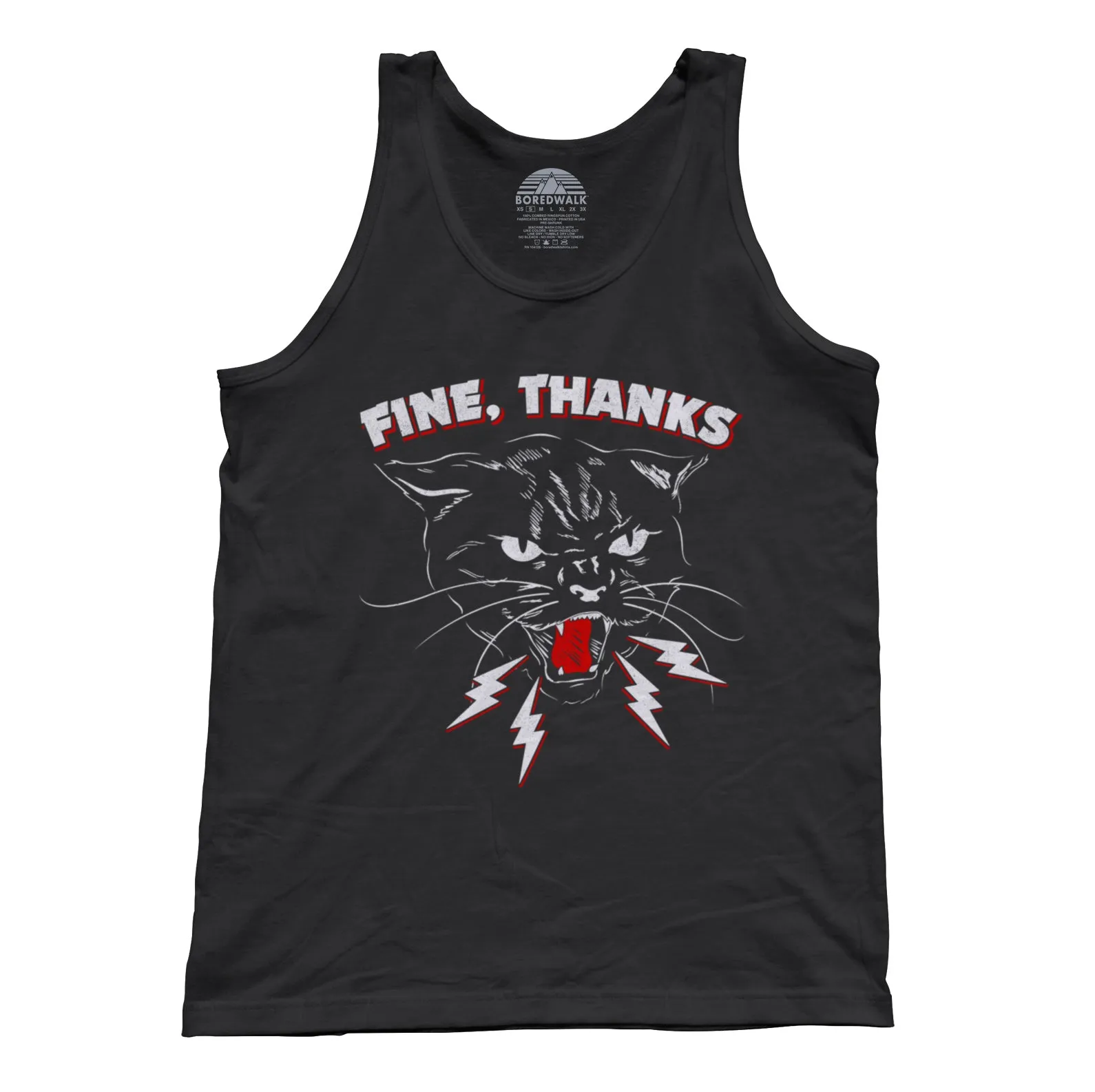 Unisex Fine Thanks Tank Top