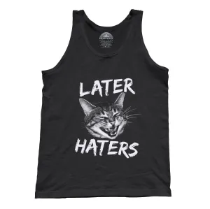Unisex Later Haters Tank Top Funny Cat Shirt