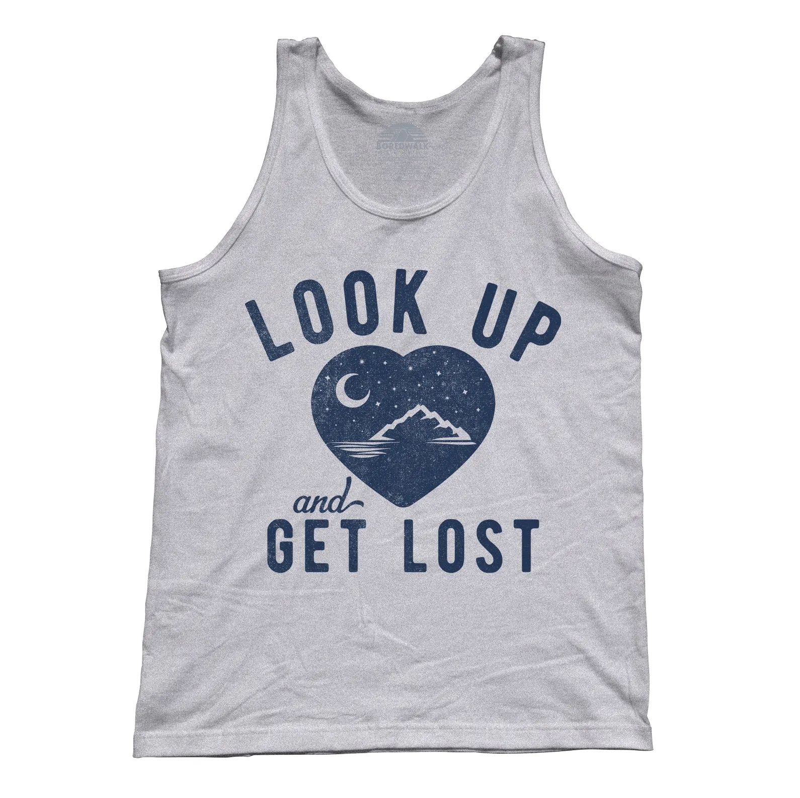 Unisex Look Up and Get Lost Tank Top - Astronomy Shirt