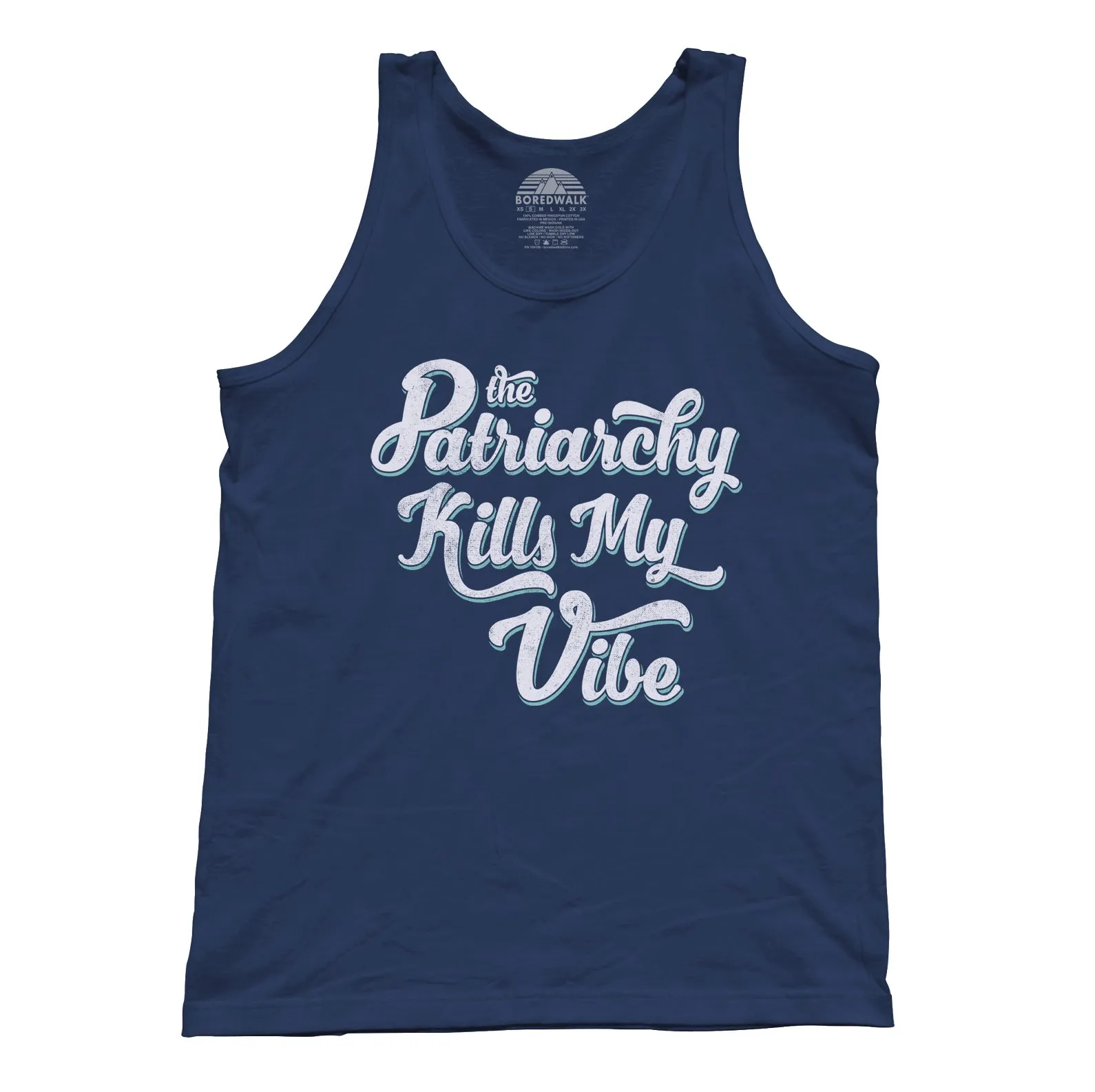 Unisex The Patriarchy Kills My Vibe Feminist Tank Top - Feminism