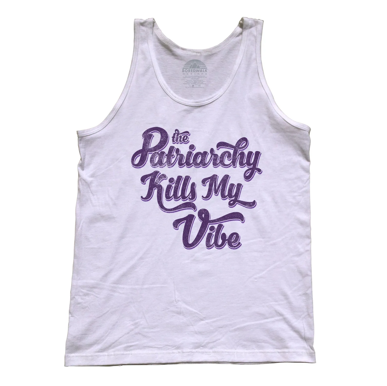 Unisex The Patriarchy Kills My Vibe Feminist Tank Top - Feminism
