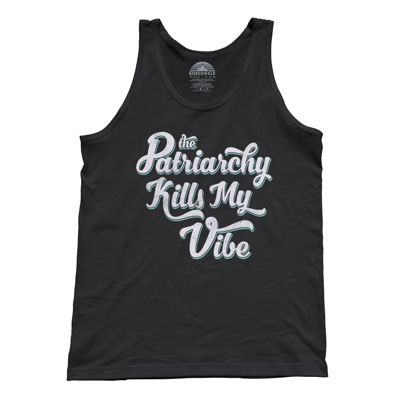 Unisex The Patriarchy Kills My Vibe Feminist Tank Top - Feminism