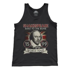 Unisex William Shakespeare Bard to the Bone Tour Tank Top