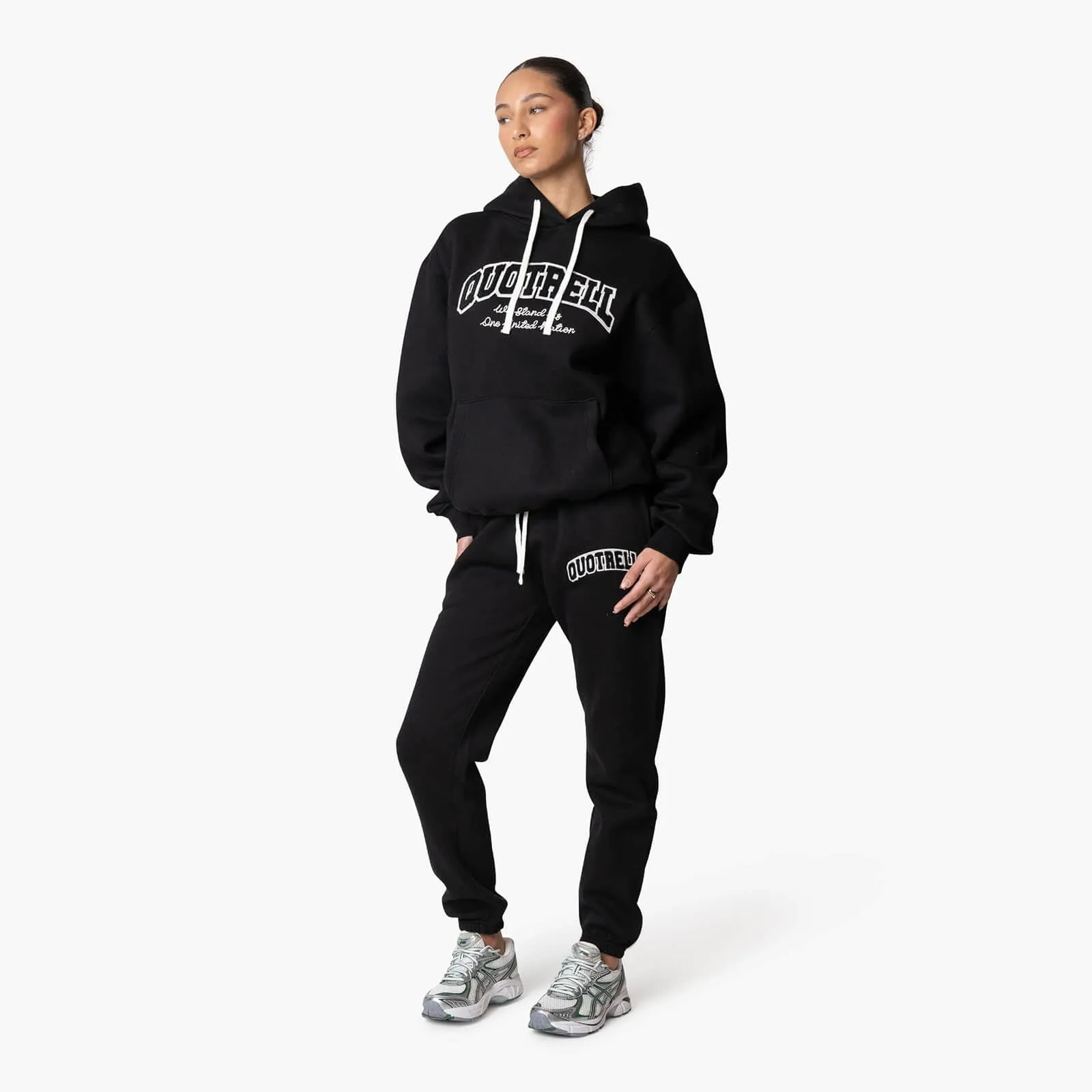 UNIVERSITY SET - LOOSE FIT | BLACK/WHITE