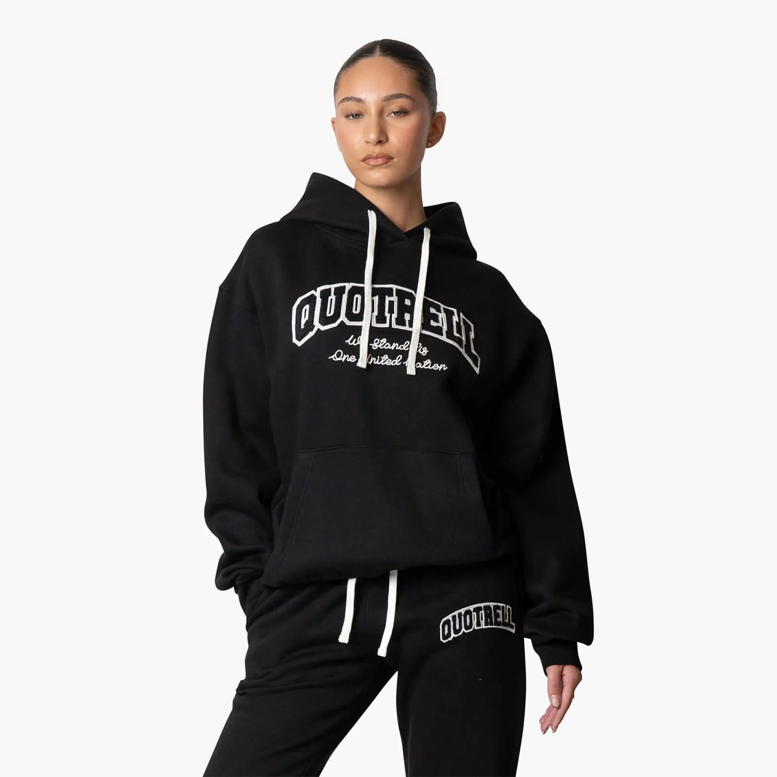 UNIVERSITY SET - LOOSE FIT | BLACK/WHITE