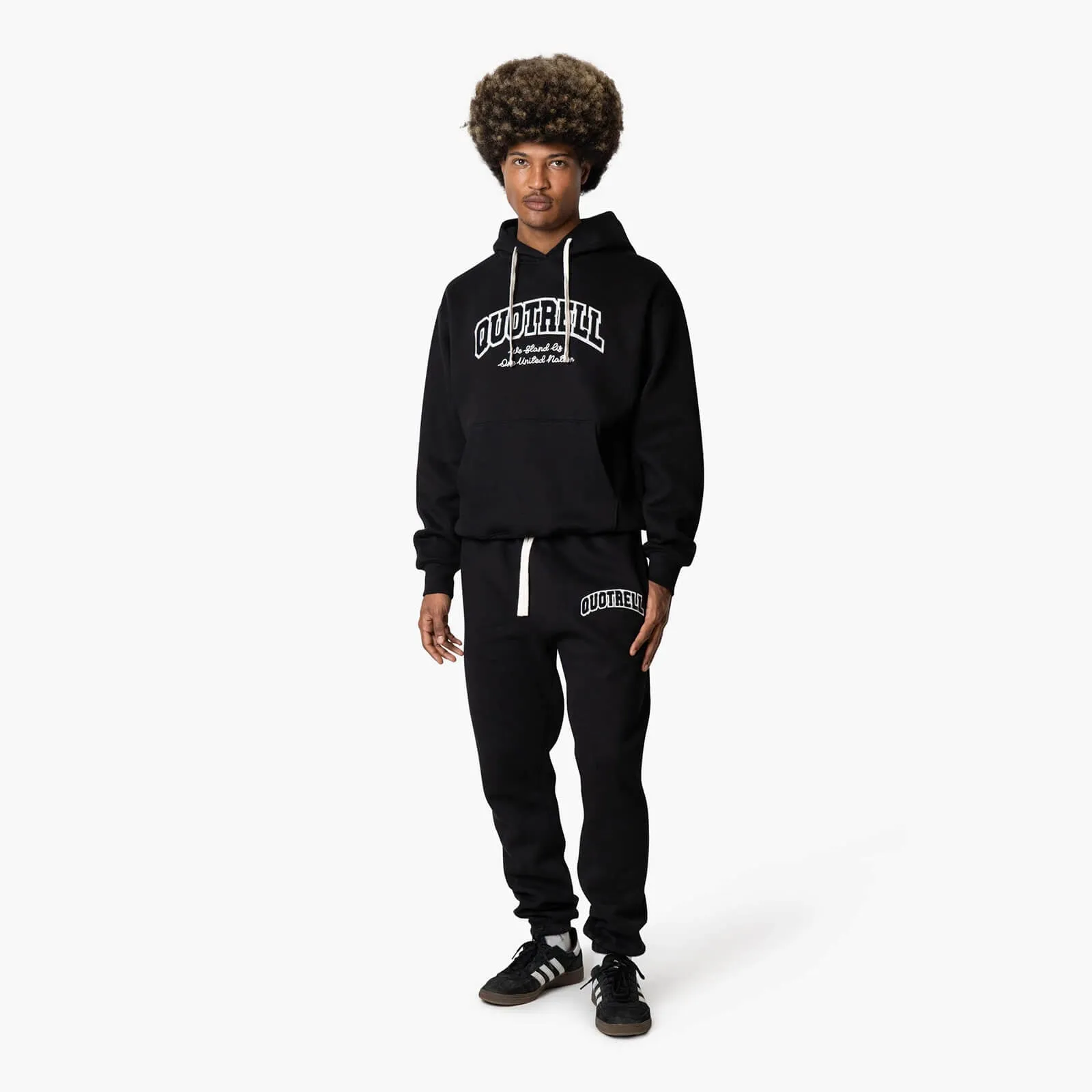 UNIVERSITY SET - LOOSE FIT | BLACK/WHITE