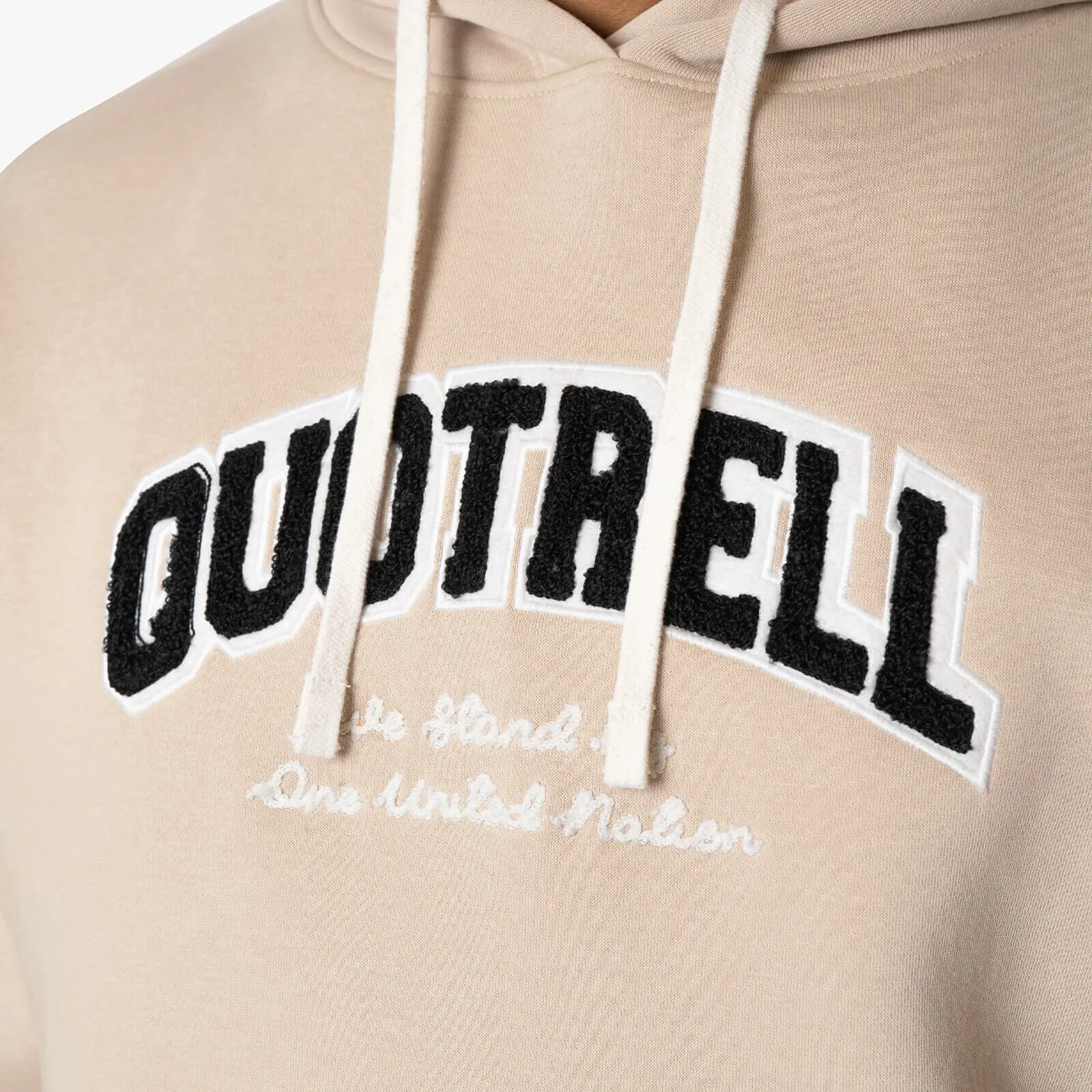 UNIVERSITY SET - LOOSE FIT | TAUPE/WHITE