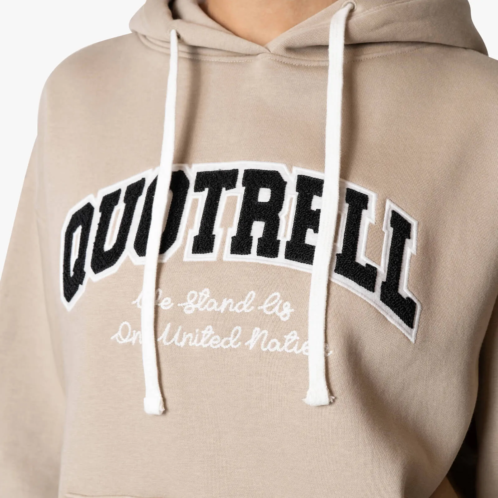 UNIVERSITY SET - LOOSE FIT | TAUPE/WHITE