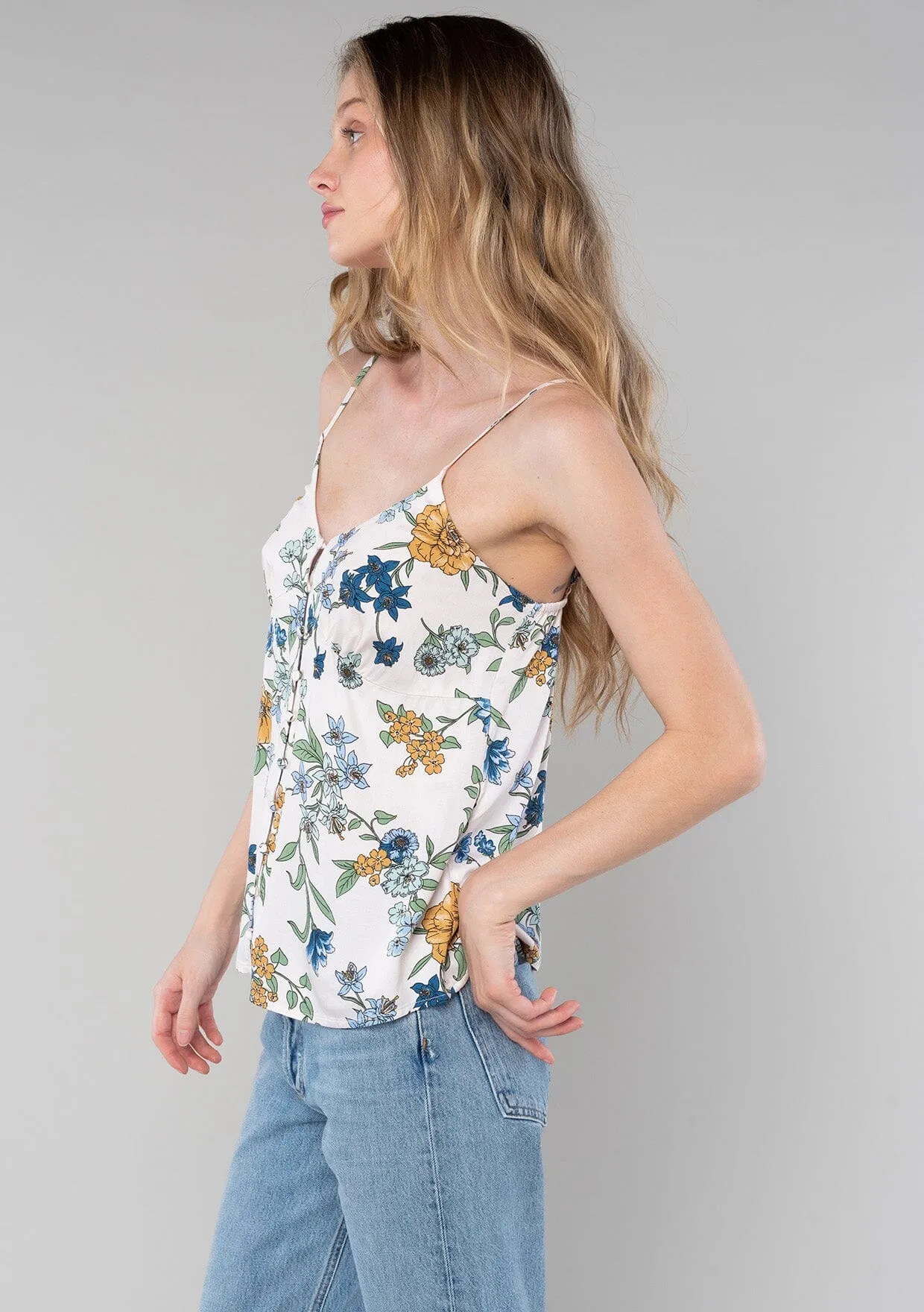 Valeria Button Front Camisole