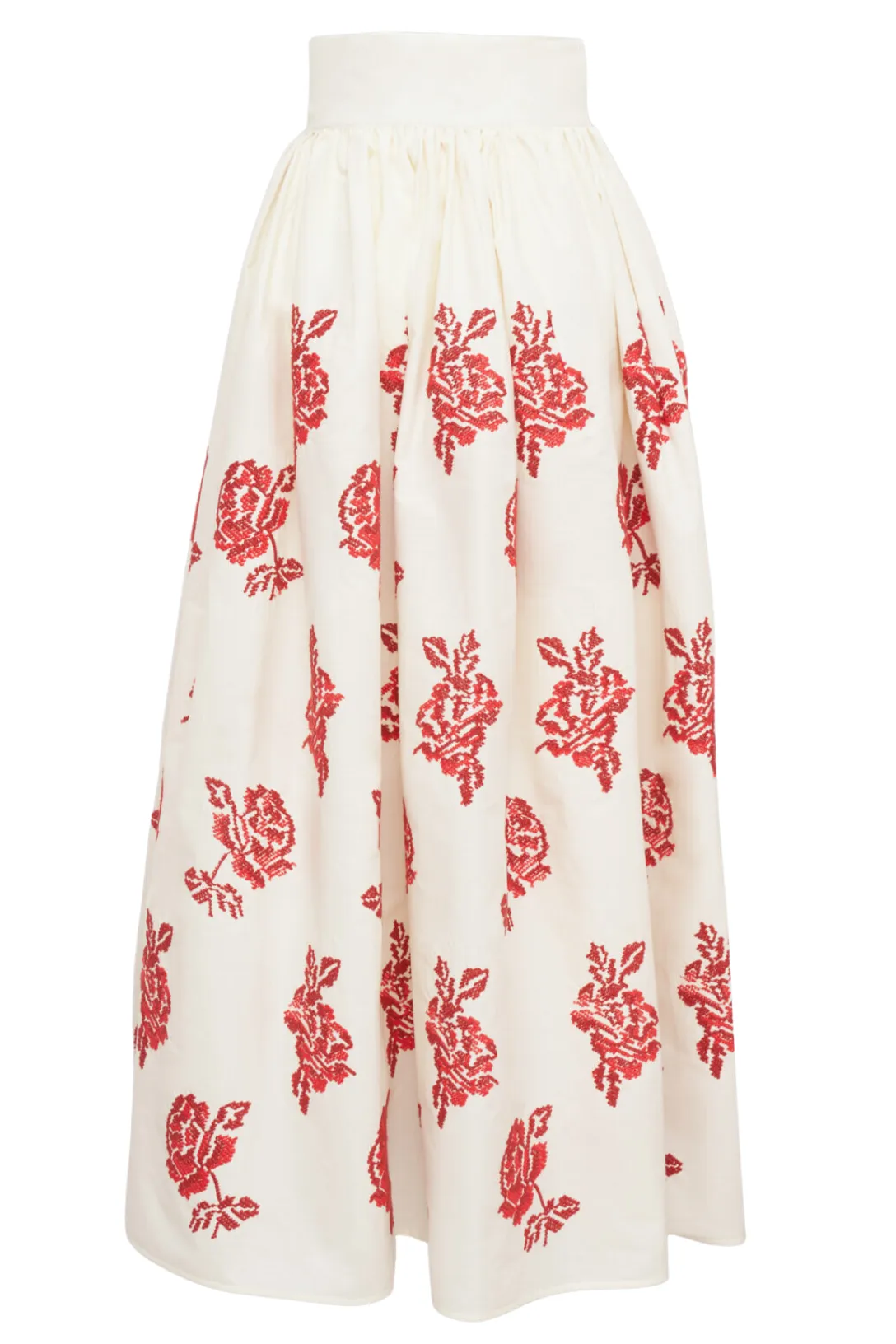 Vanessa Maxi Skirt | Lanchester Red