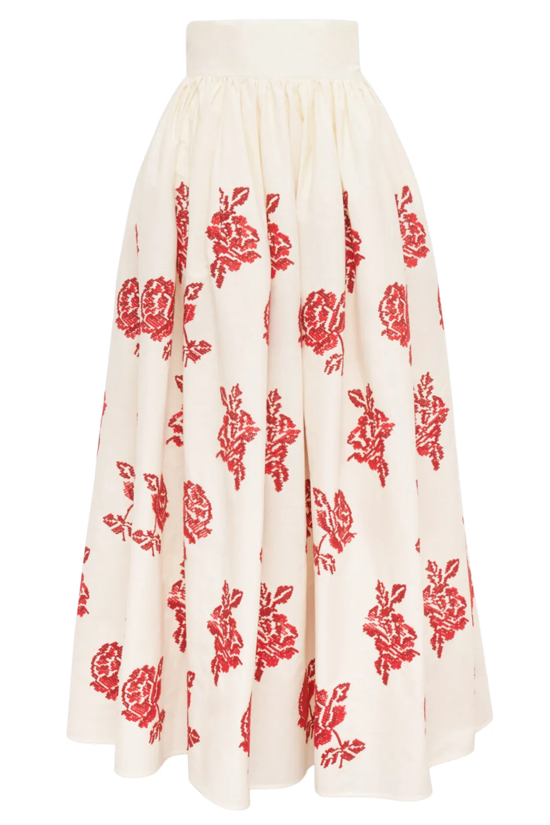 Vanessa Maxi Skirt | Lanchester Red
