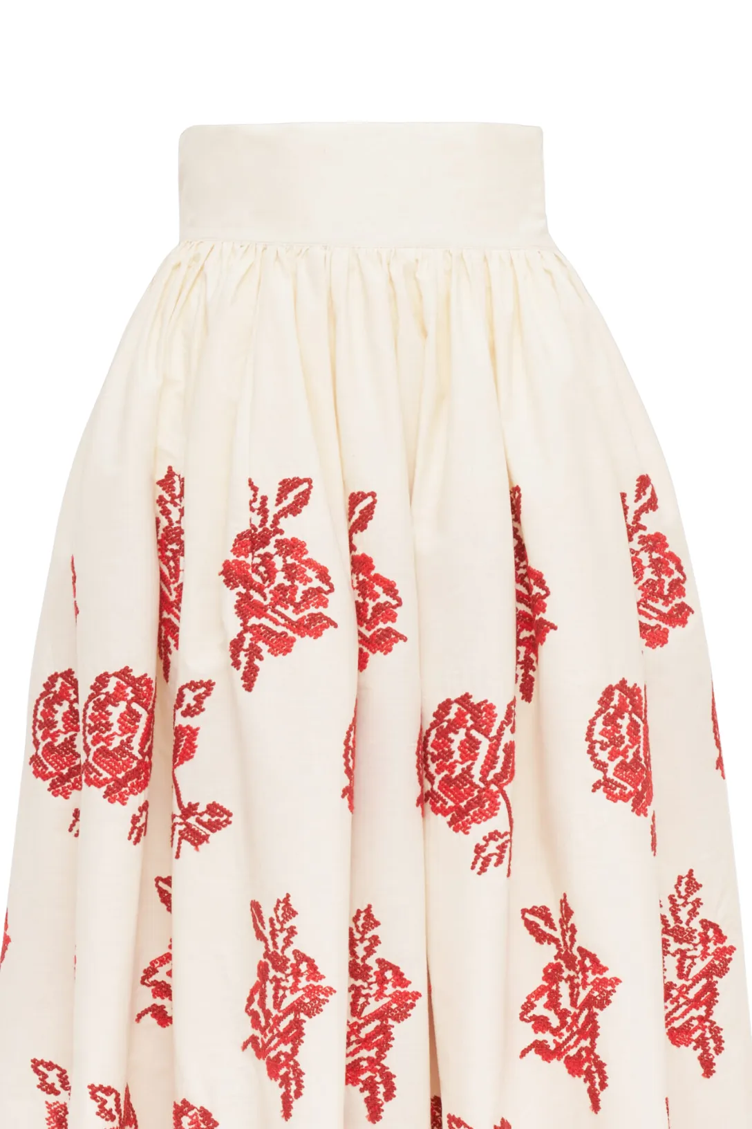 Vanessa Maxi Skirt | Lanchester Red