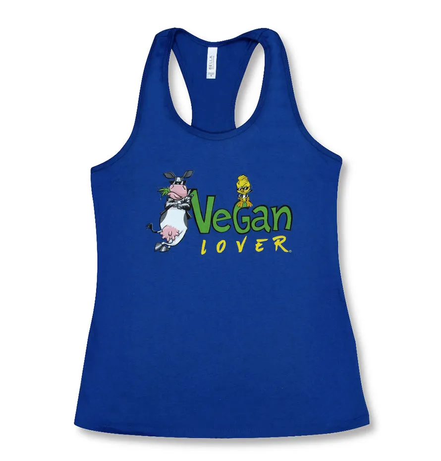Vegan Racerback Tank Tops for Women's Workout | 100% Cotton | Vegan Lover