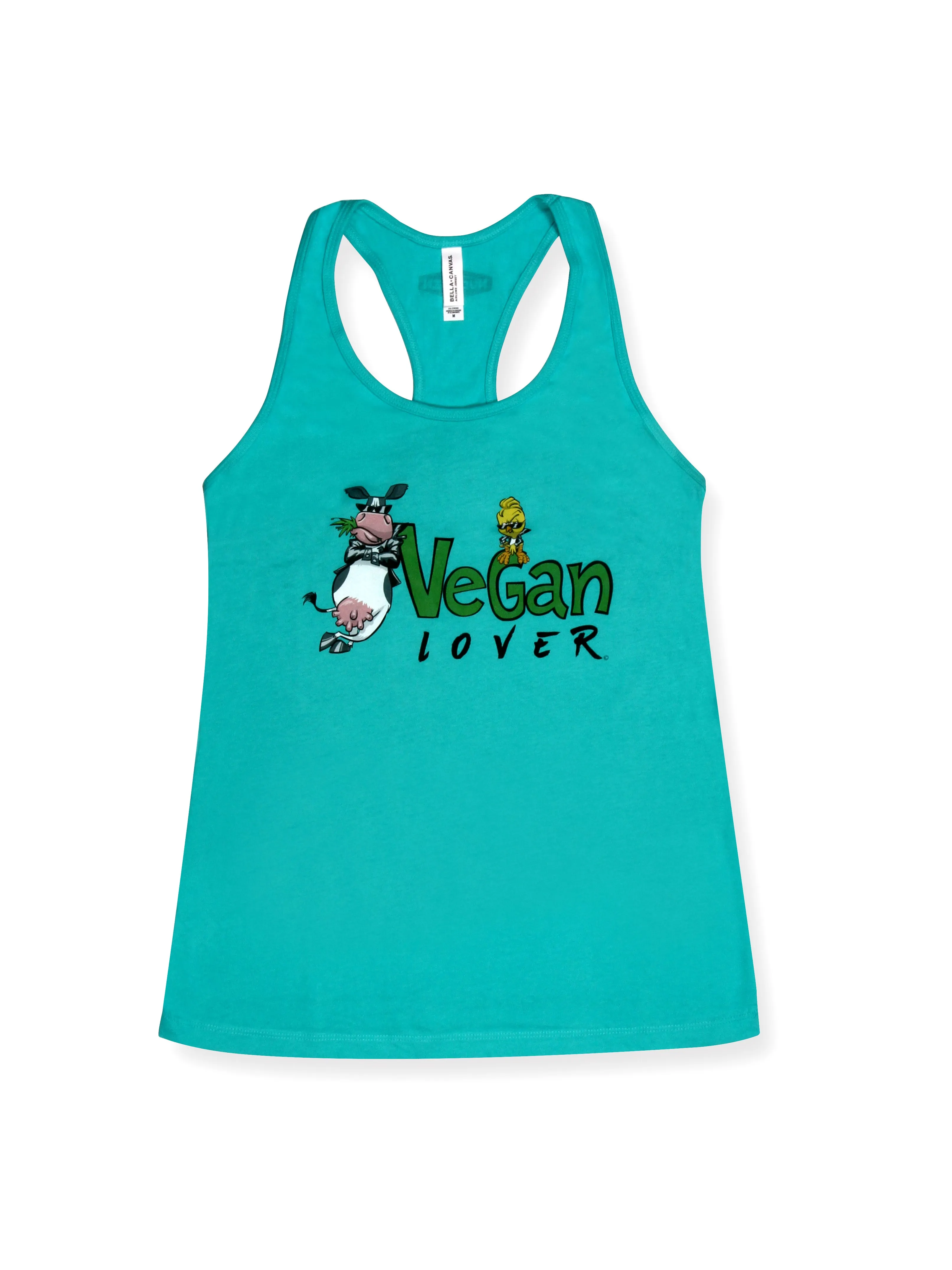 Vegan Racerback Tank Tops for Women's Workout | 100% Cotton | Vegan Lover