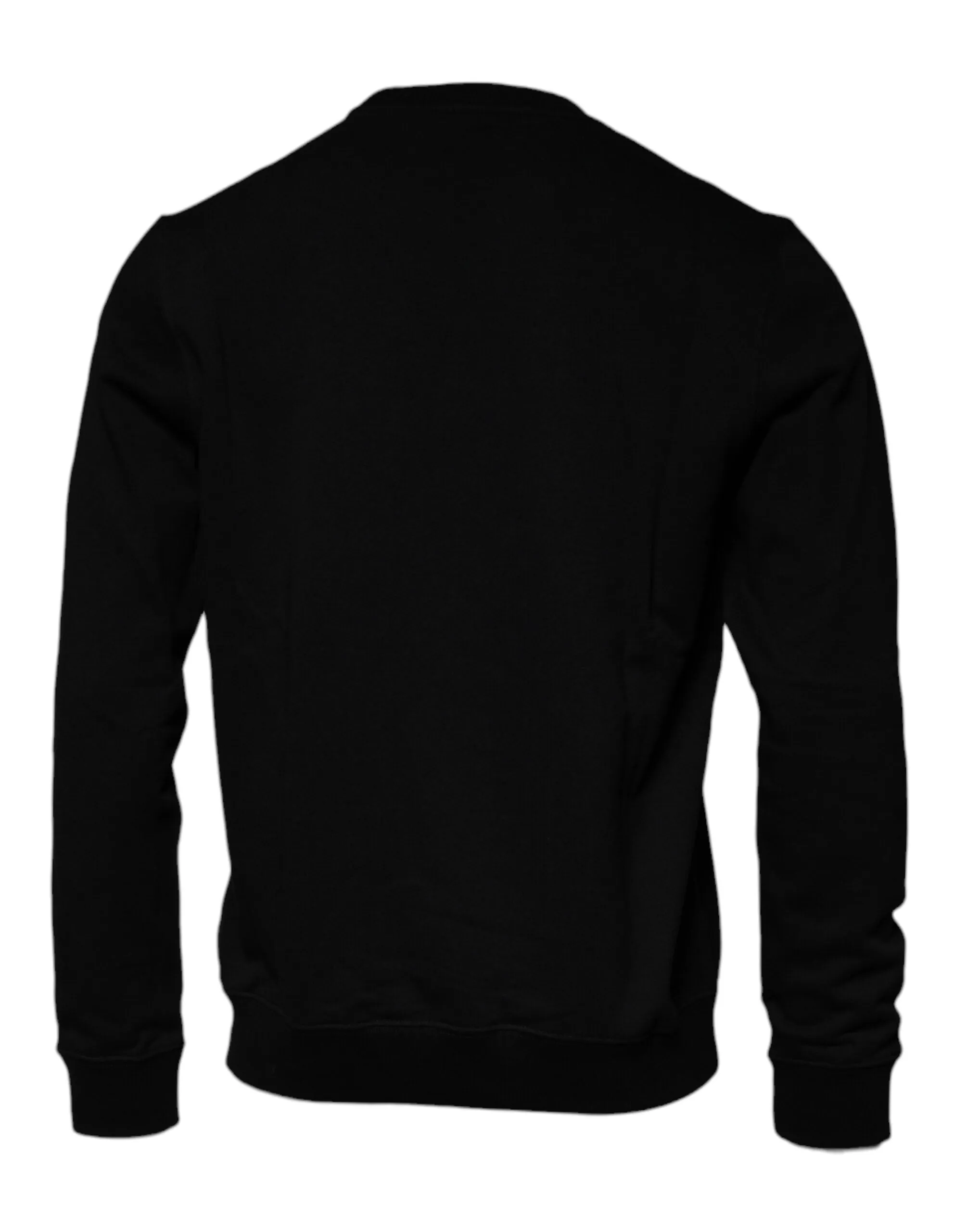 Versace Black Medusa Fleece Men Crew Neck Sweatshirt Sweater
