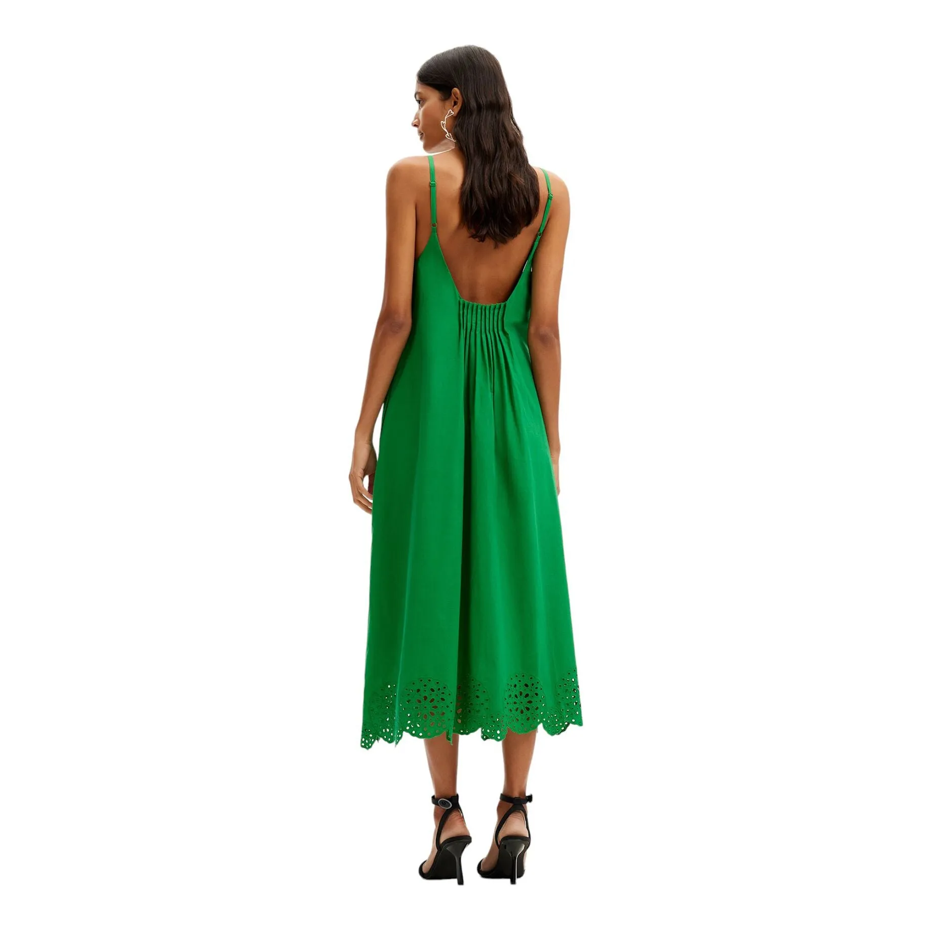 Vest Porland  - Tropical Green dress