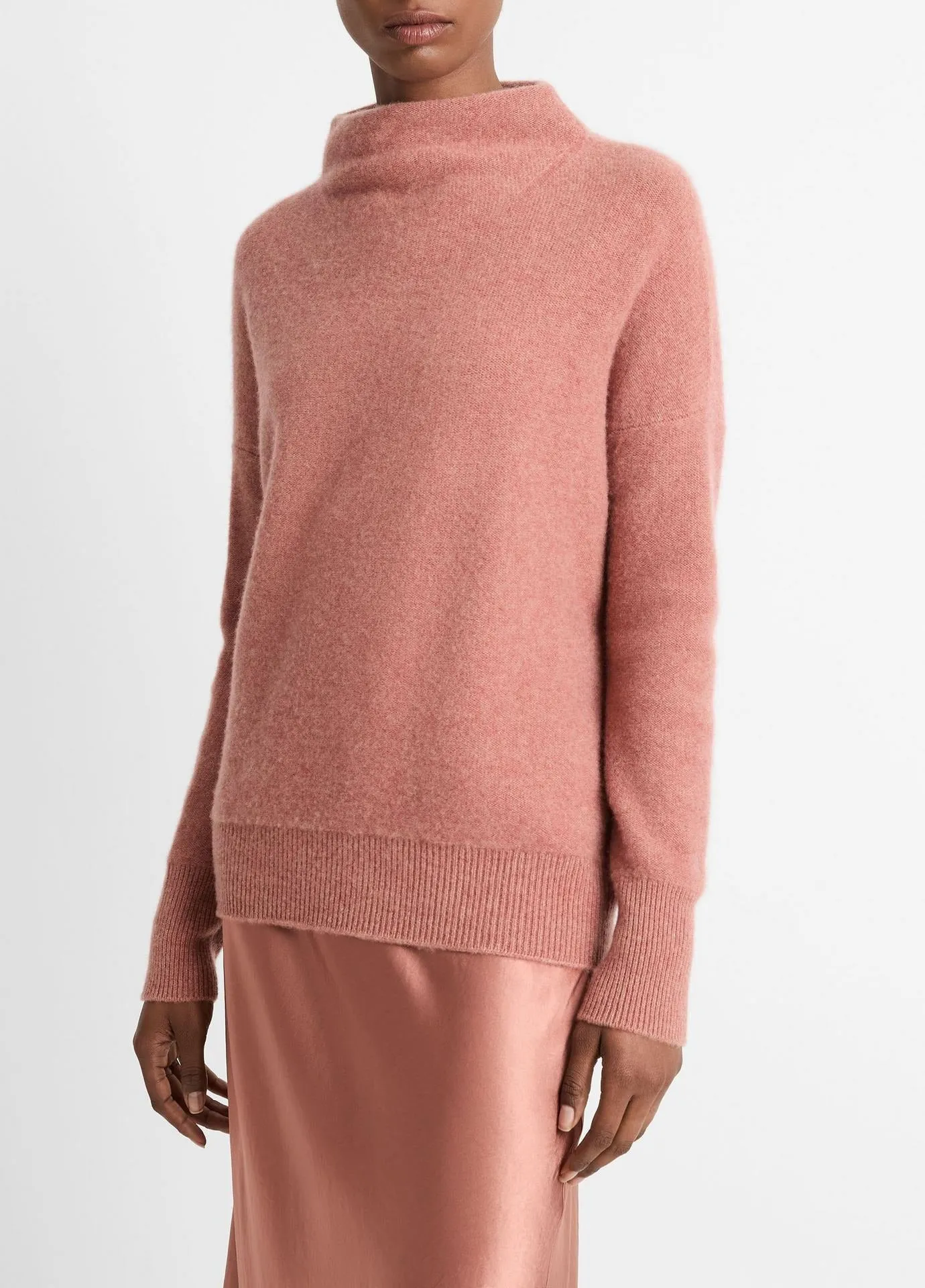 Vince Plush Cashmere Funnel Neck Sweater (More Colors)