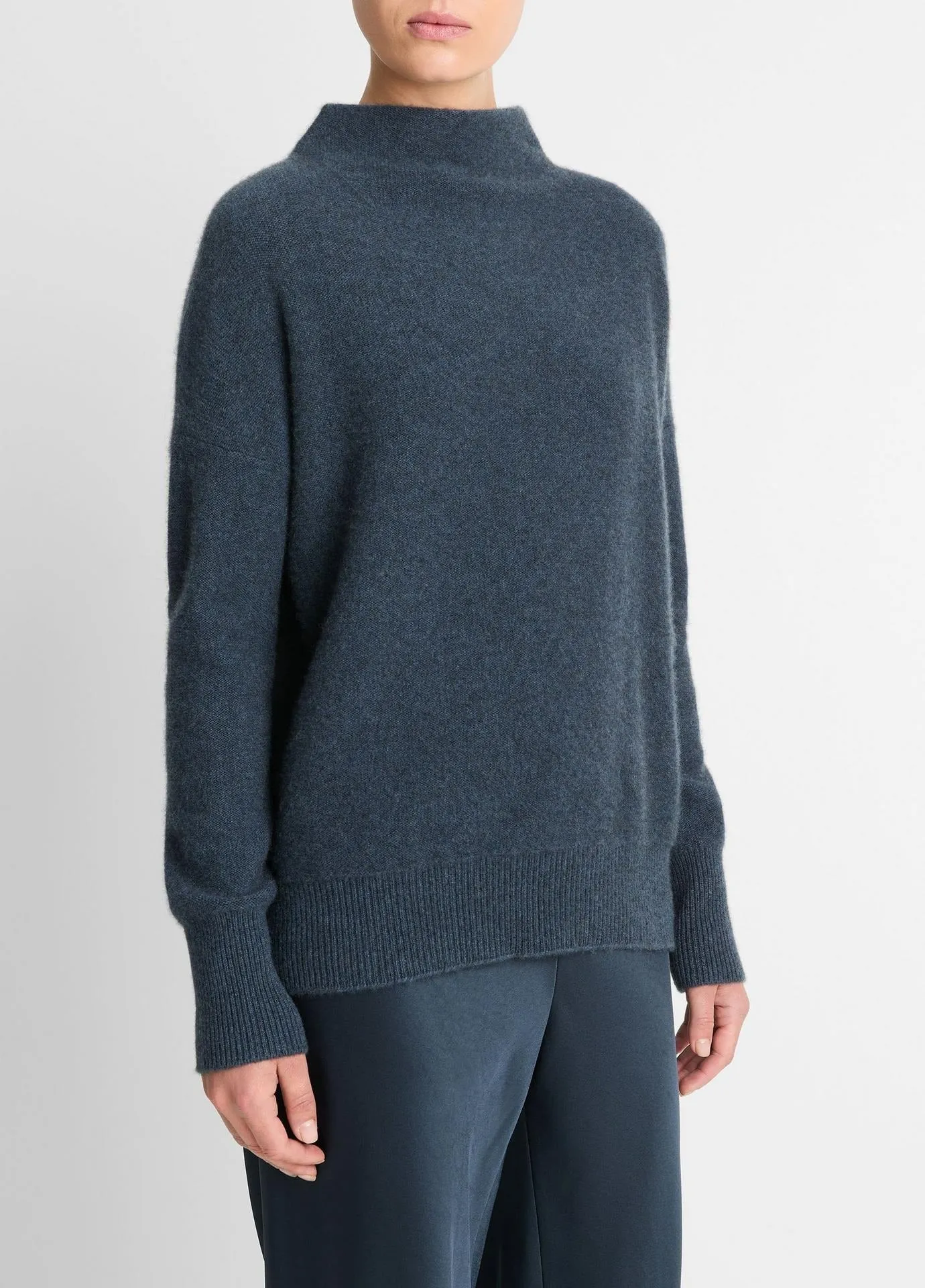 Vince Plush Cashmere Funnel Neck Sweater (More Colors)