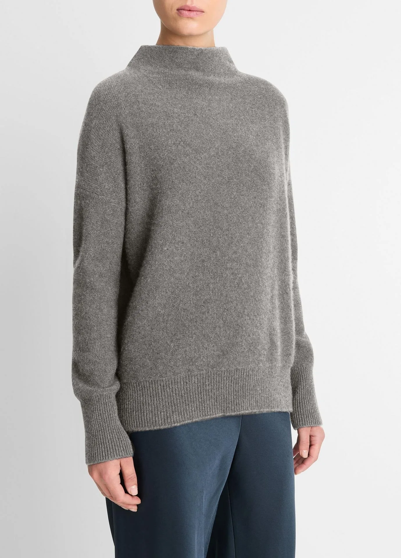 Vince Plush Cashmere Funnel Neck Sweater (More Colors)