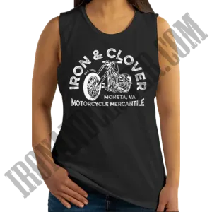 Vintage Style Iron & Clover Muscle Tee
