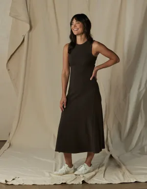 VINTAGE THERMAL MIDI DRESS 101224