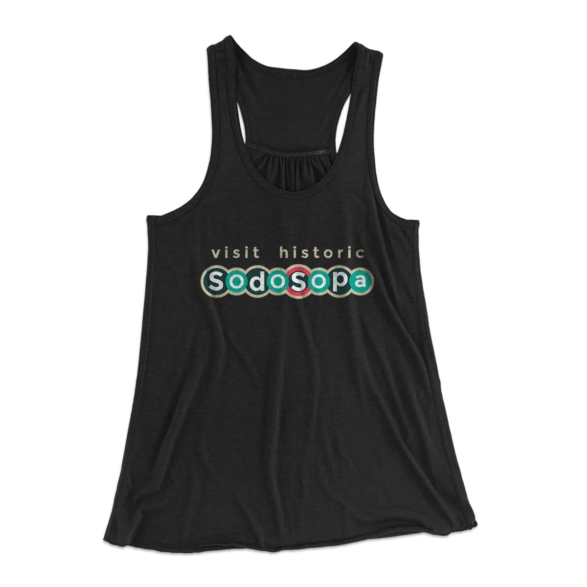 Visit Historic SodoSopa Women's Flowey Tank Top