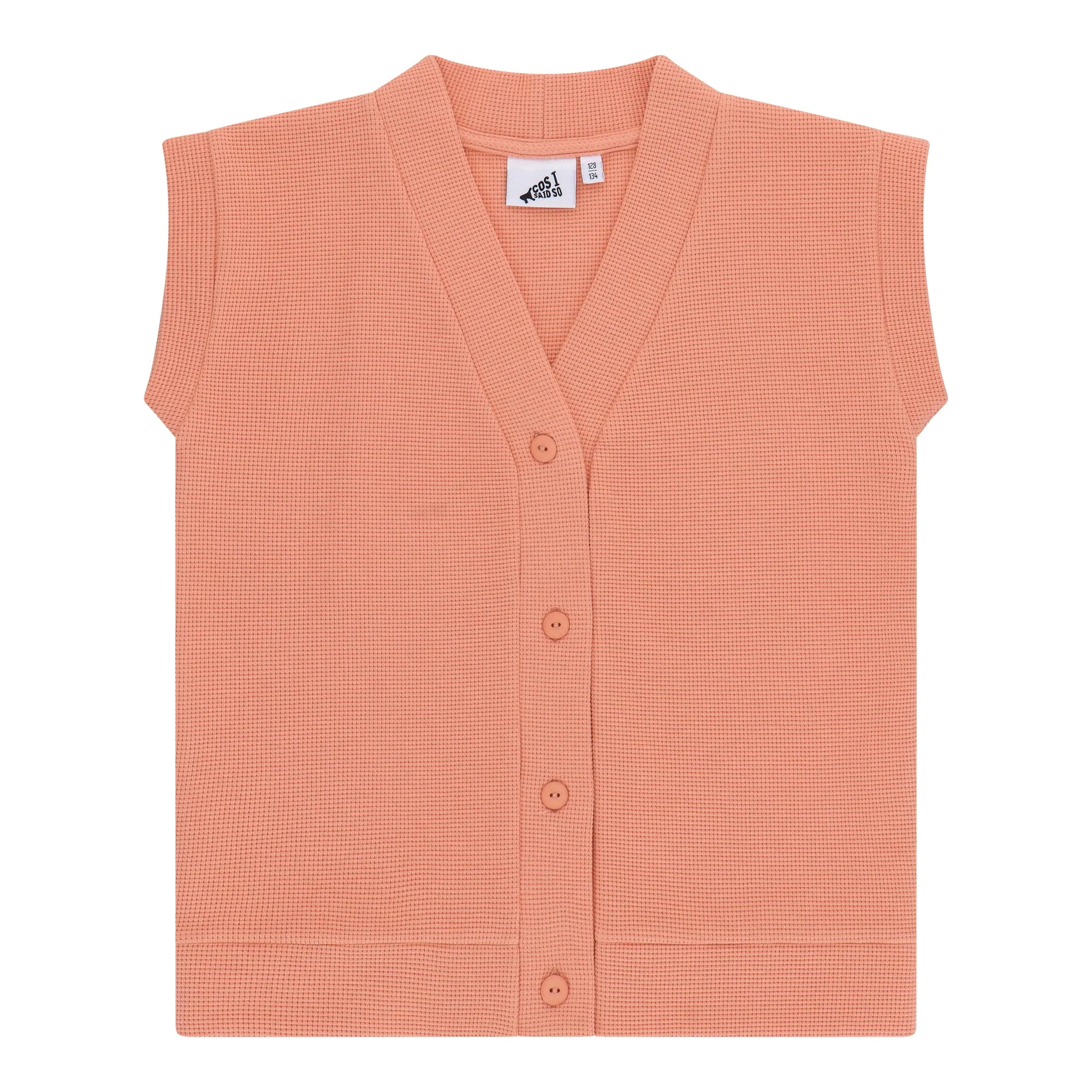 Waffled gilet
