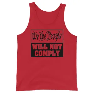 We The People Will Not Comply Unisex Tank Top