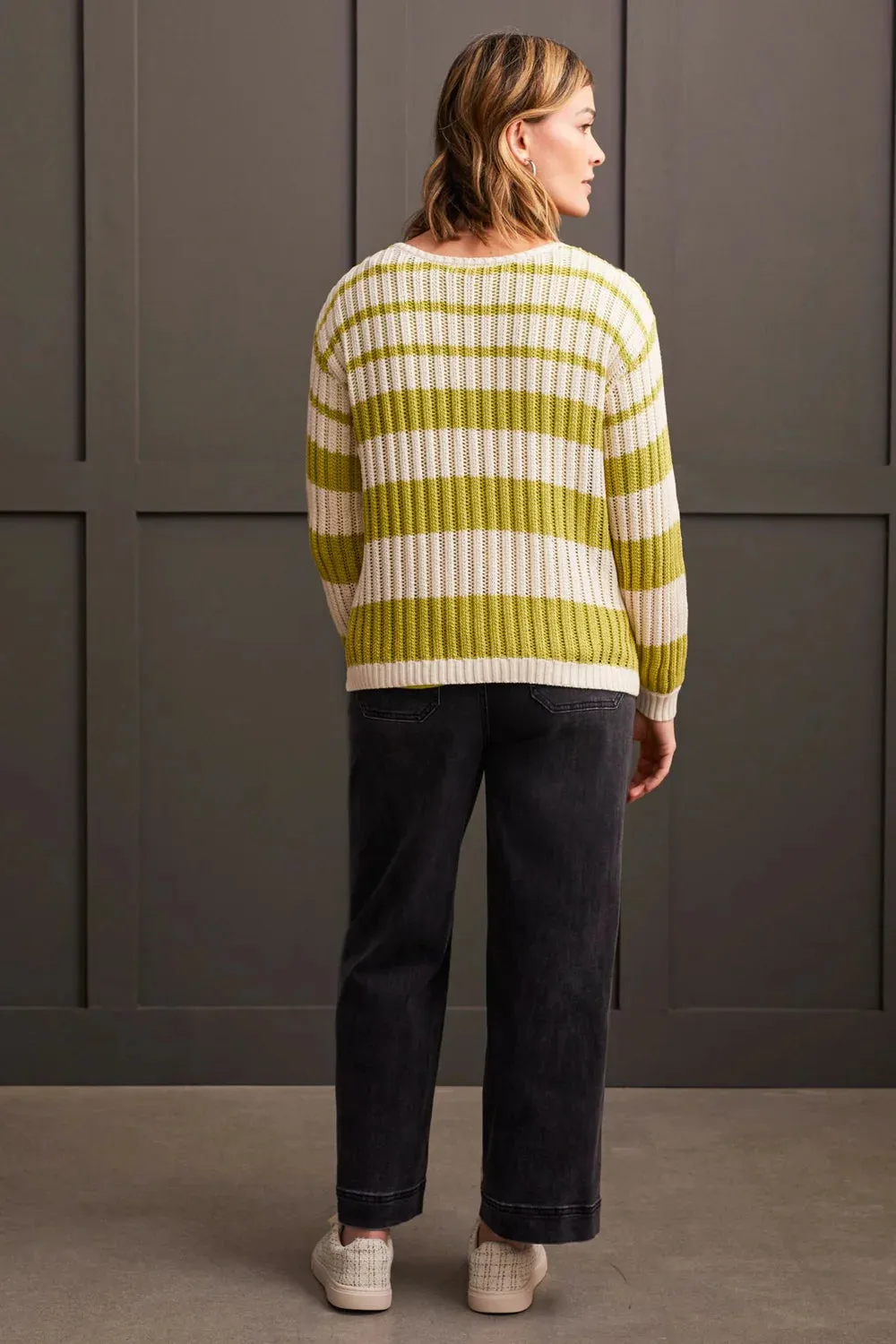 Wear 2 Ways Crew Neck Cardigan in Pistachio