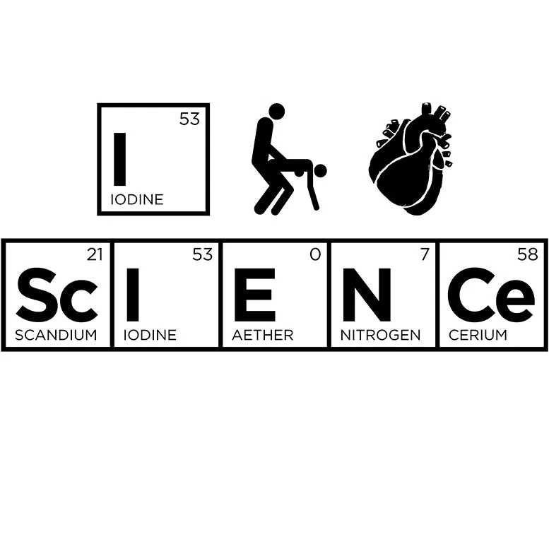 Weird Science I (Stick Figure Anatomical Heart) Science Official Women's Long Tank Dress (White)
