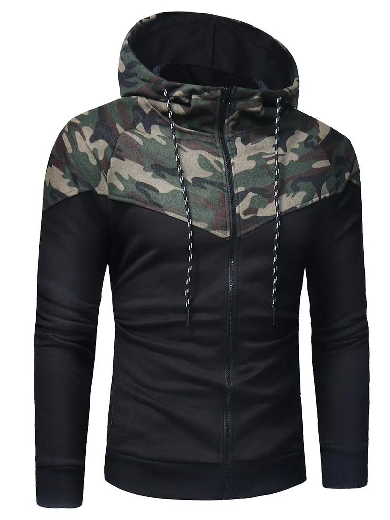 West Louis™ Camouflage Hoodie Suit