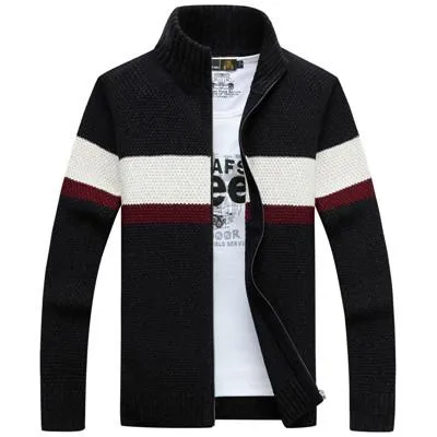 West Louis™ Mandarin Cardigan Sweater