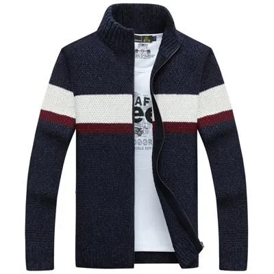 West Louis™ Mandarin Cardigan Sweater