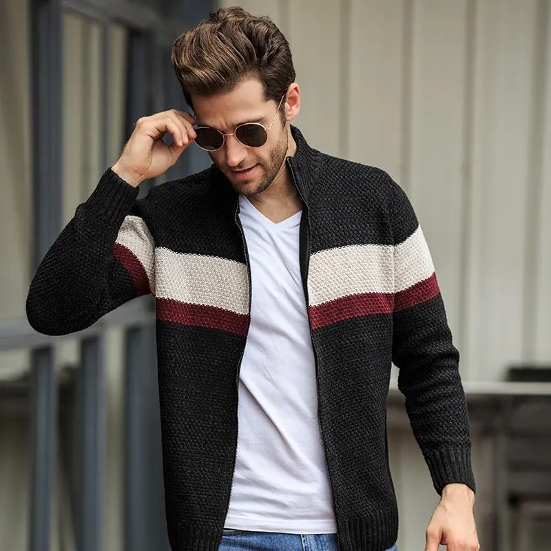 West Louis™ Mandarin Cardigan Sweater