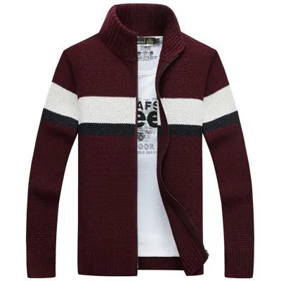 West Louis™ Mandarin Cardigan Sweater