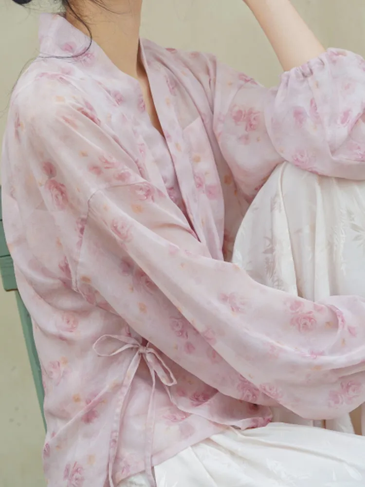 Whispering Blossom Hanfu Set